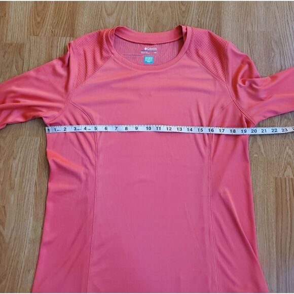 ✨COLUMBIA✨ Freezer Coil Omni-Wick Long Sleeve Protection Shirt - [Large, Pink] - Picture 10 of 13